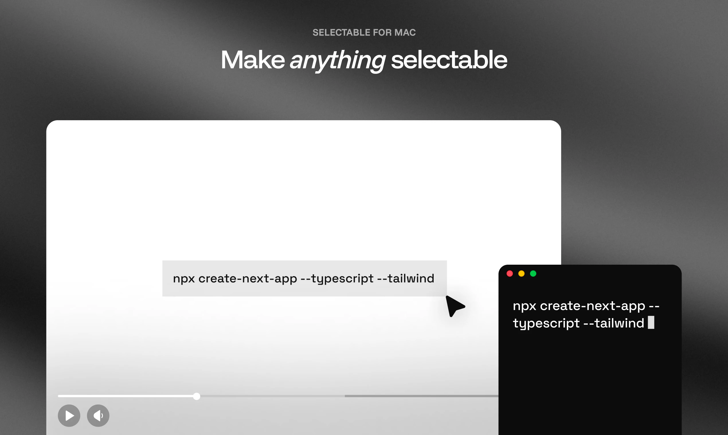 Selectable: OCR & Text Capture