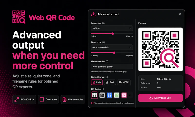 Web QR Code screenshot 2