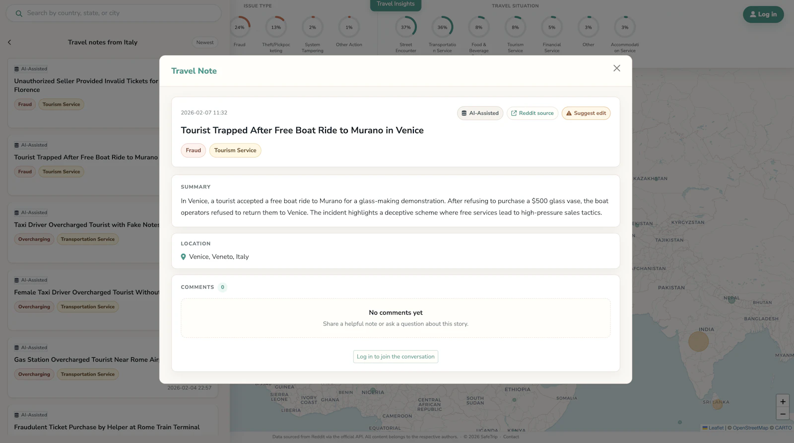 SafeTrip screenshot 3