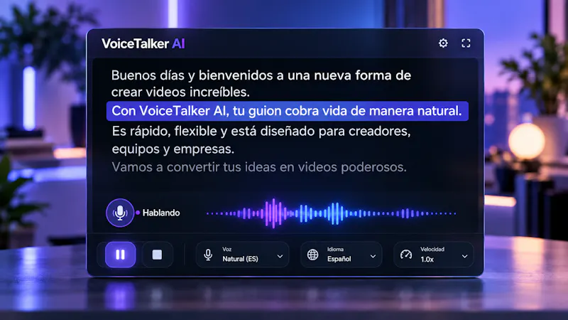 Voice Talker -  Scribe Voice Studio screenshot 2