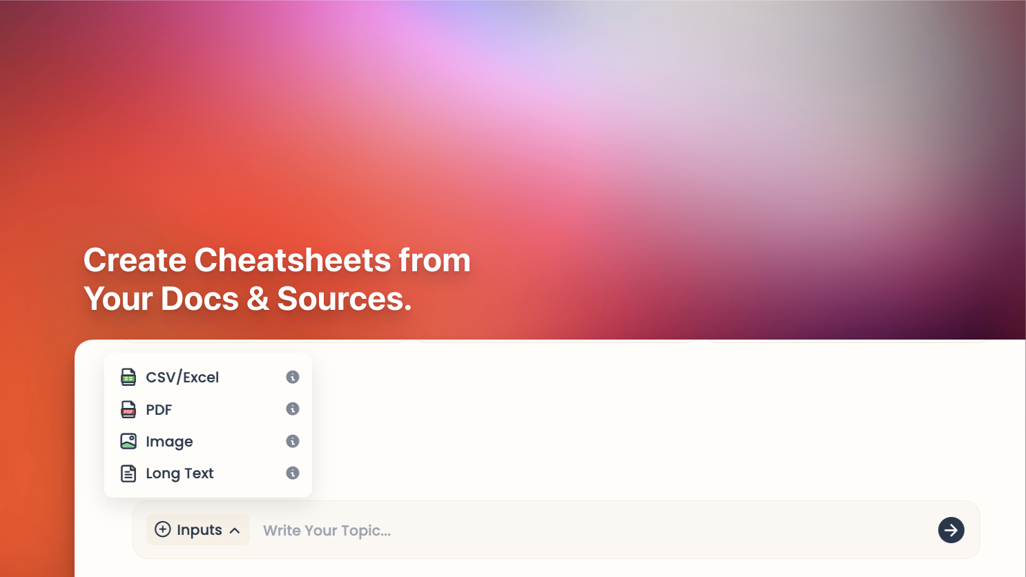 Cheatsheet AI media 6