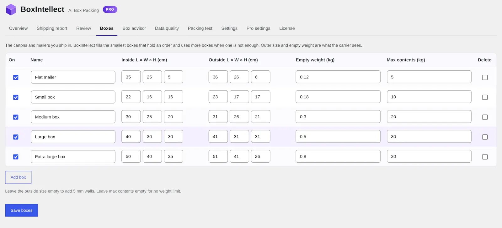 BoxIntellect screenshot 4