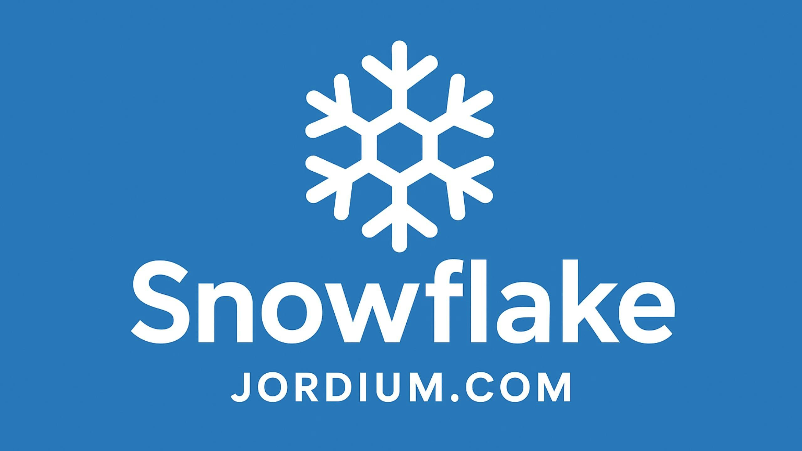 Jordium.Snowflake.NET logo - Product Hunt launch