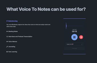 Voice To Notes gallery image
