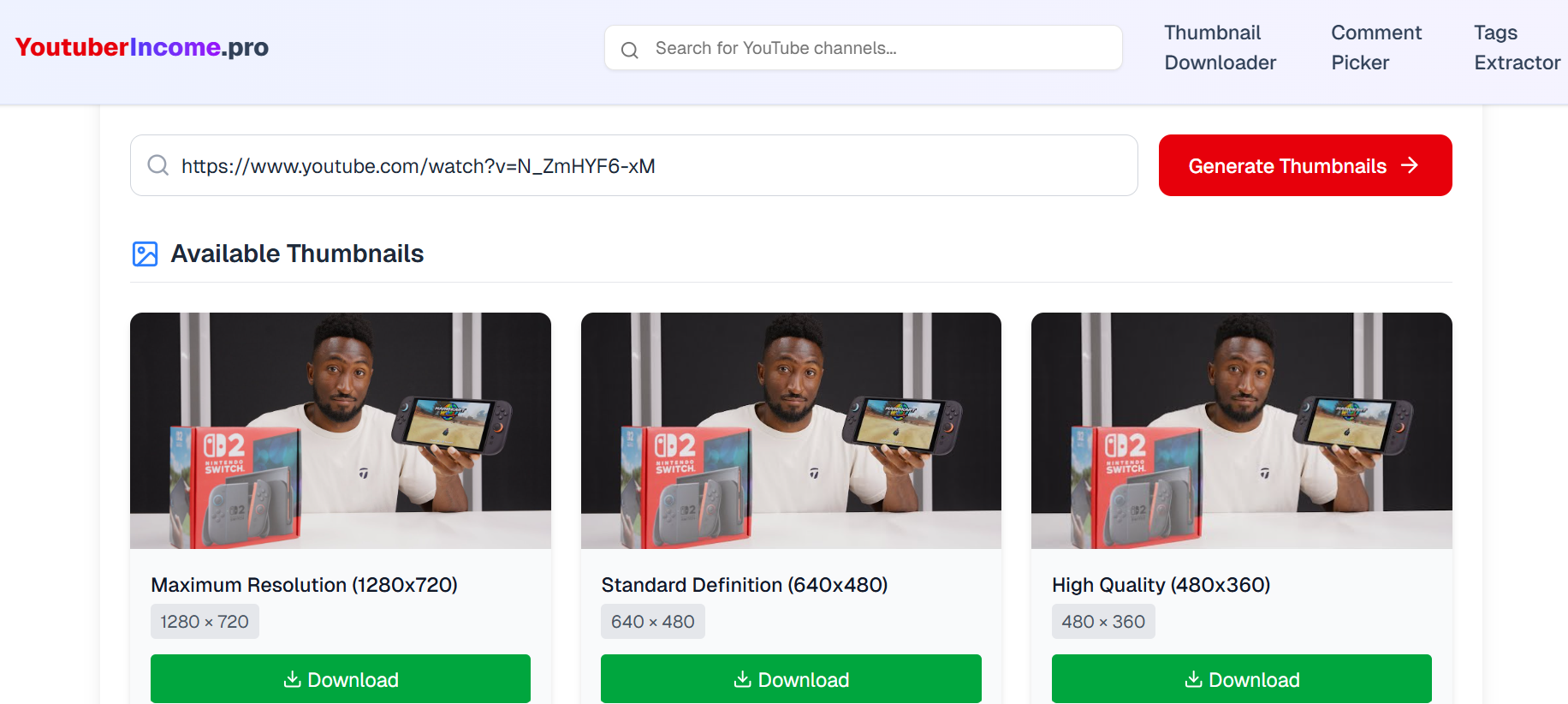 YoutuberIncome.pro - ตัวตรวจสอบการสร้างรายได้จากช่อง YouTube media 1