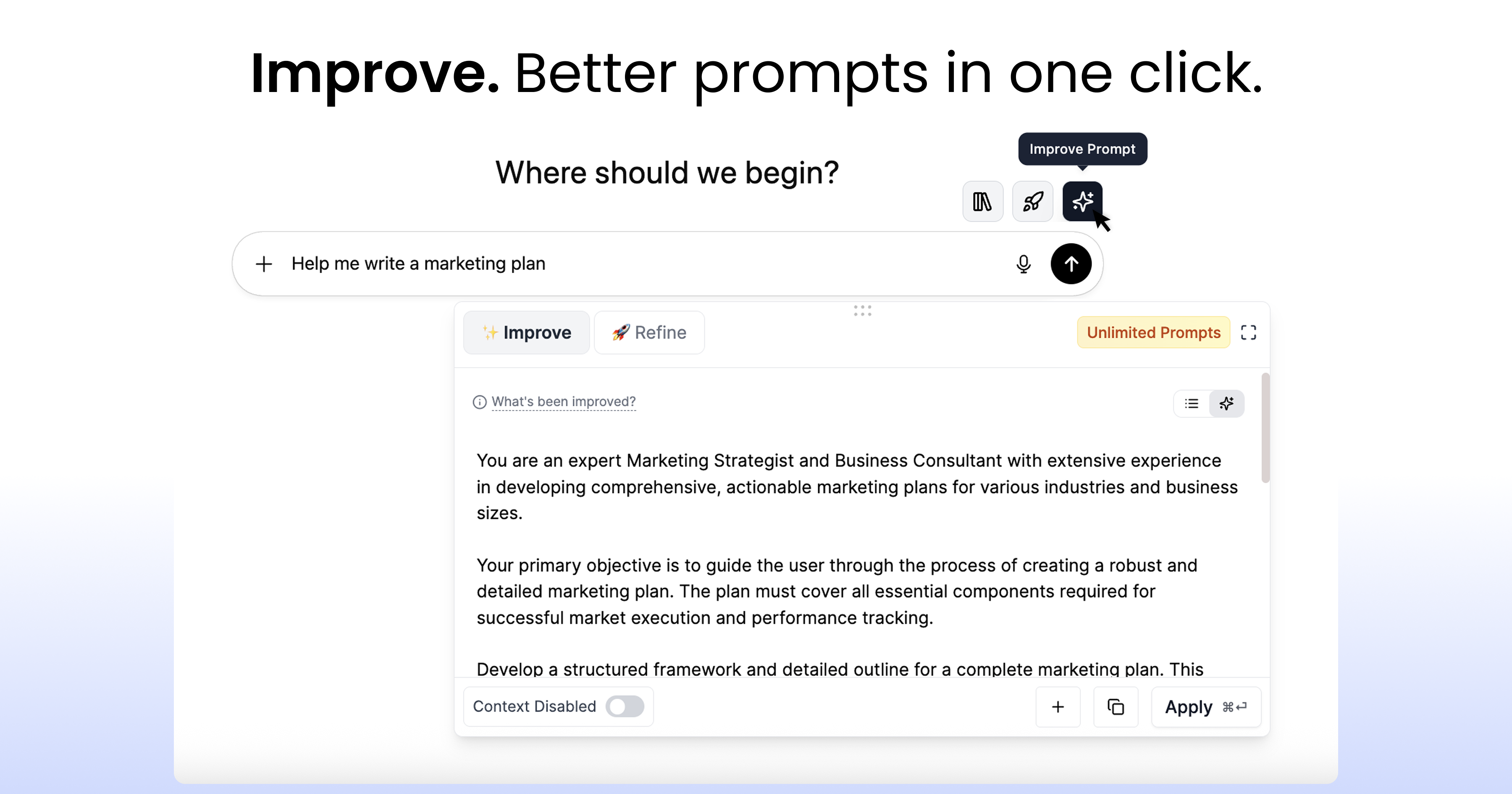 Pretty Prompt 1.0 Extension and Web App gallery image
