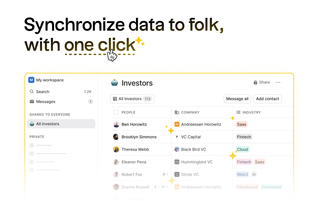Média folkx, par folk - Construire des listes de contacts, de n'importe où 7