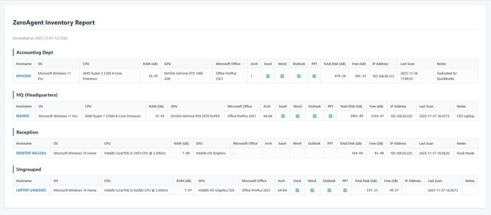 Zero Agent Viewer - Main product screenshot demonstrating key features and user interface