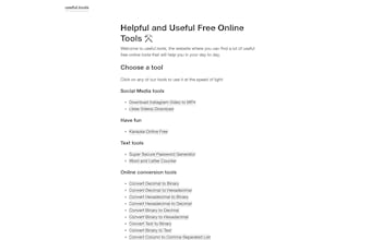 Useful Tools gallery image