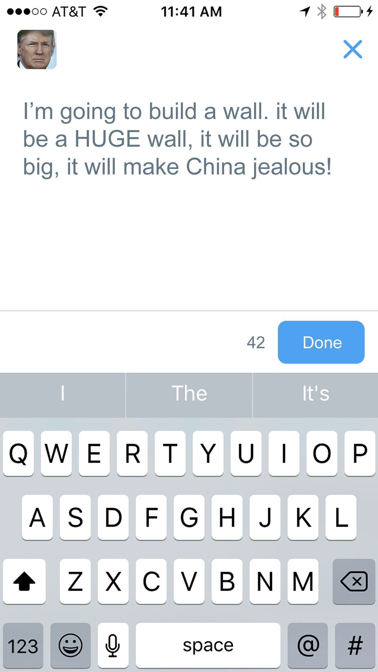 Fake Trump Tweets app for iPhone gallery image