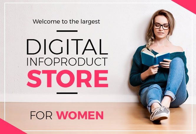Digital product store for womens health