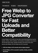 Webp to JPG Converter gallery image