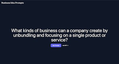 BusinessIdeaPrompts gallery image