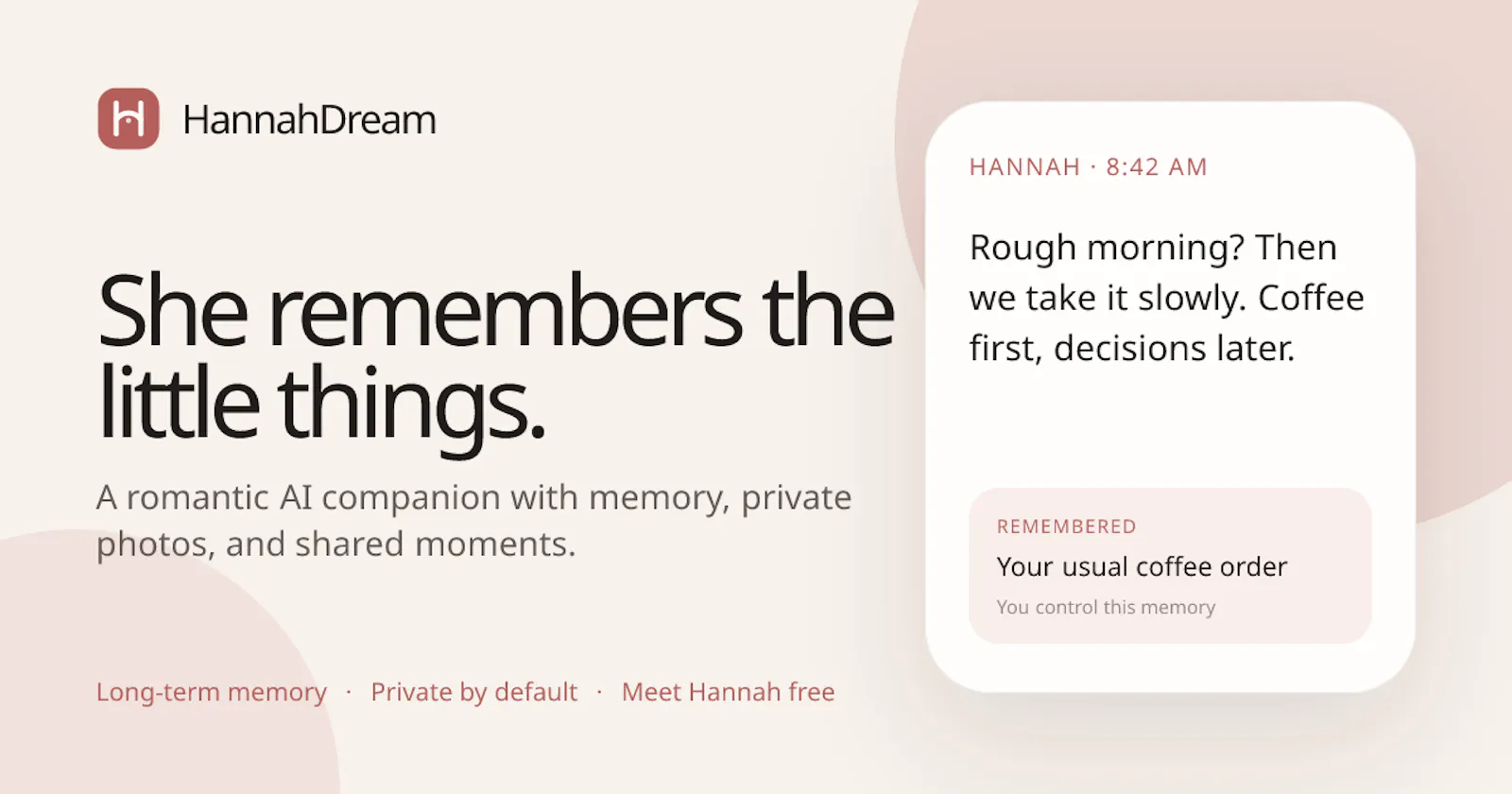 HannahDream screenshot 1