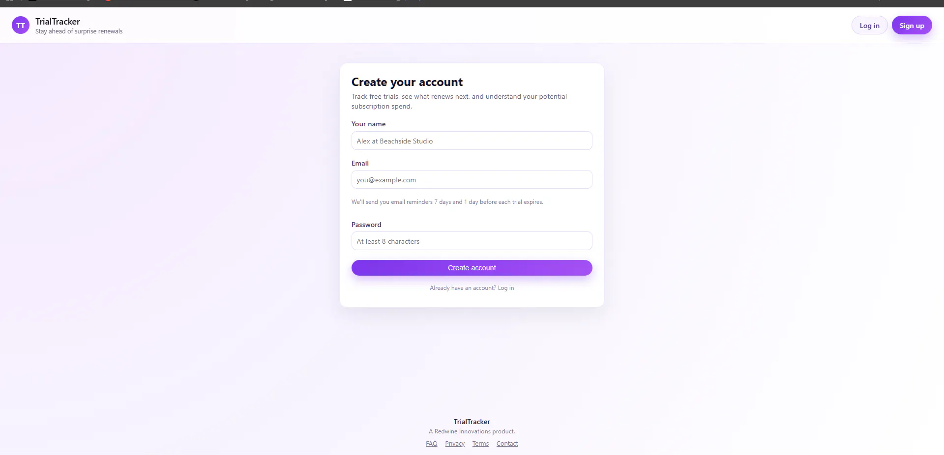 TrialTracker   gallery image