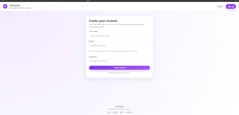 TrialTracker   screenshot 4