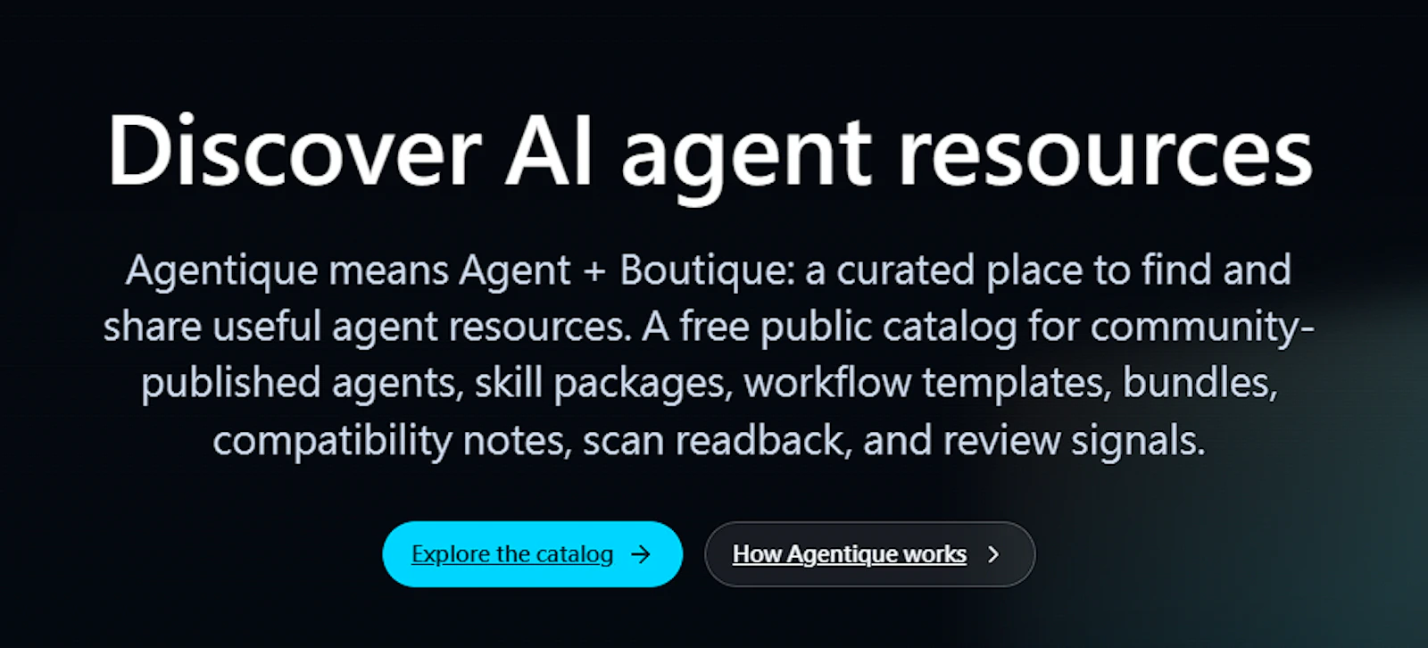 Agentique screenshot 1