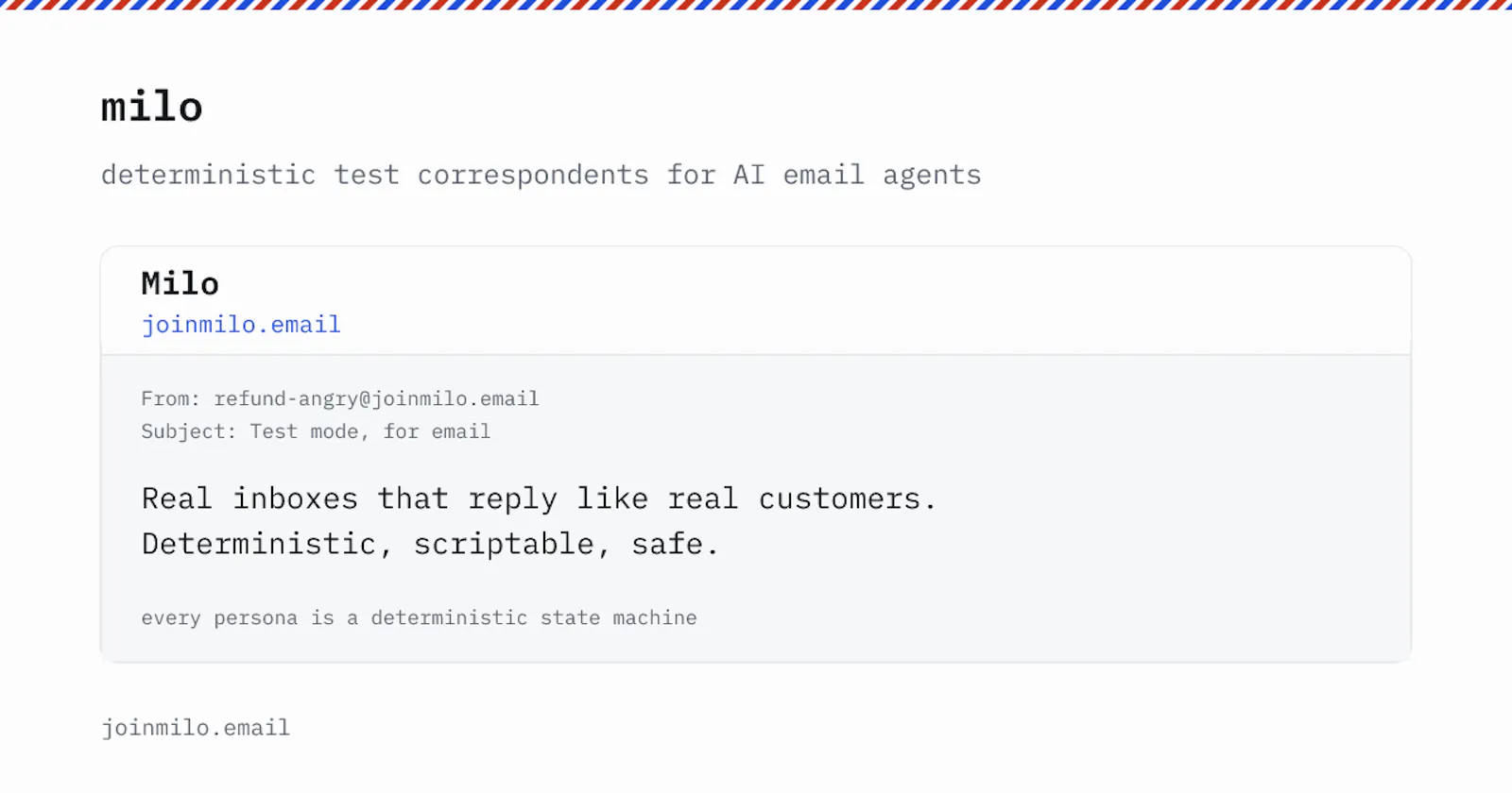 Milo screenshot 1