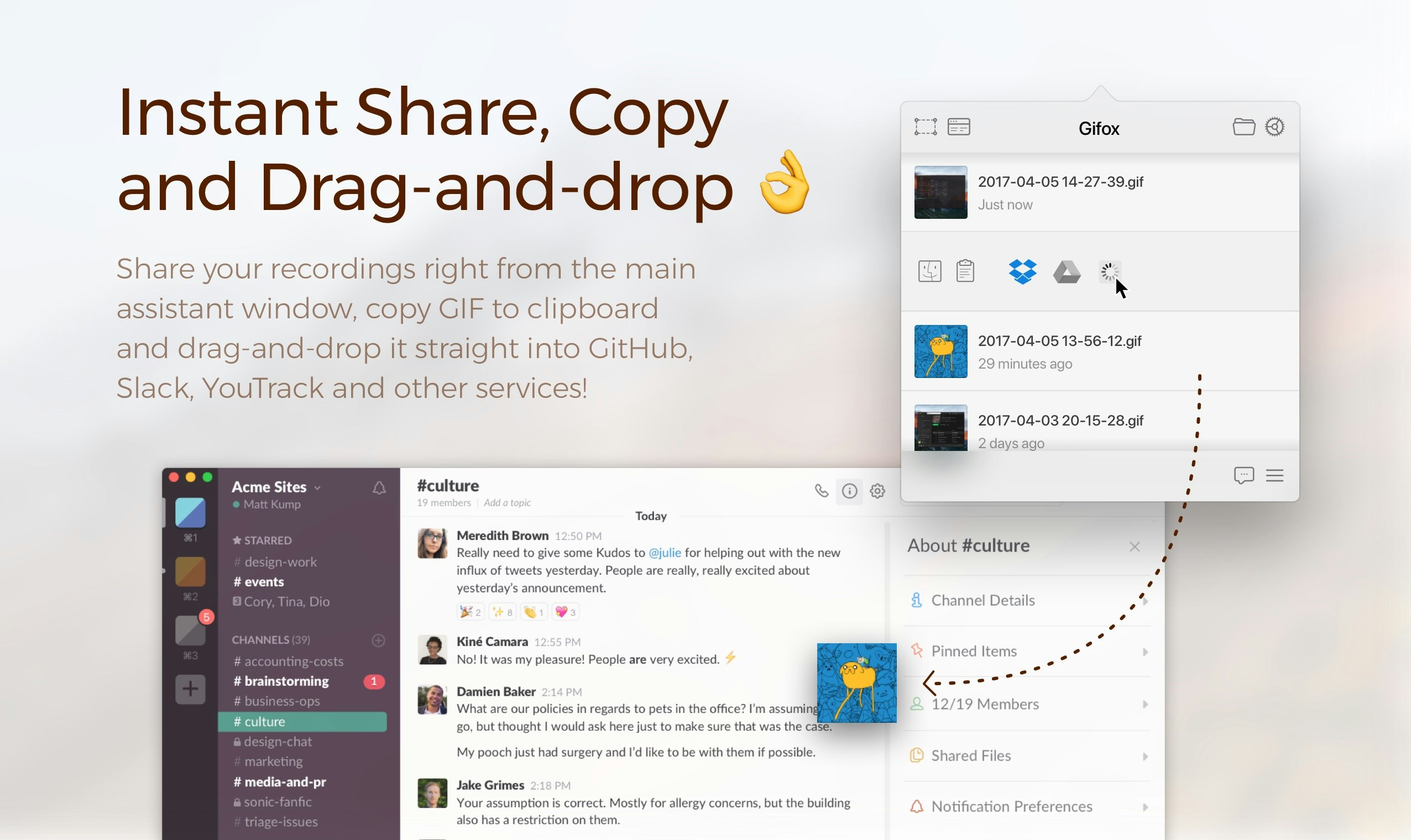 Gifox + Integrations gallery image