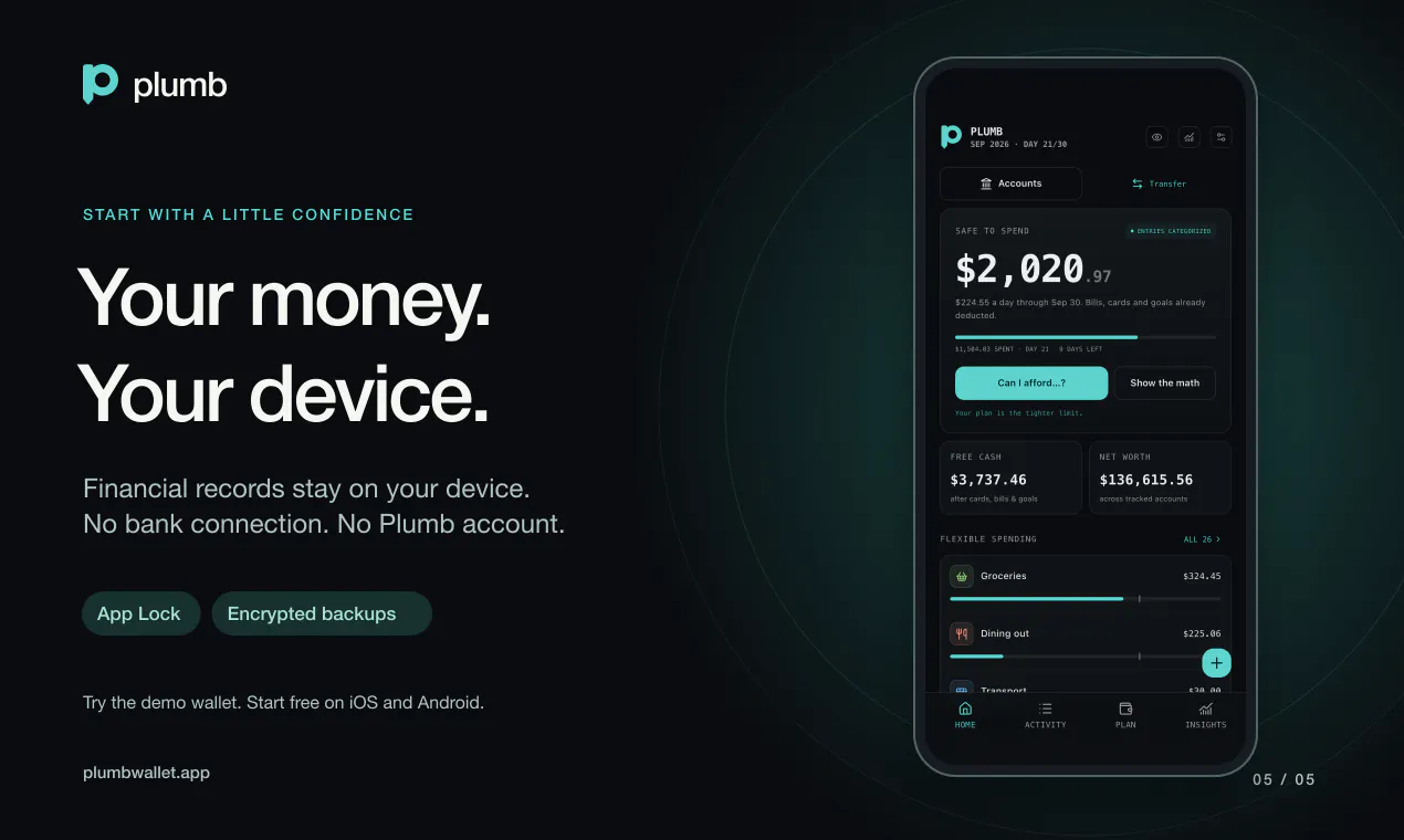 Plumb Budget & Expense Tracker gallery image