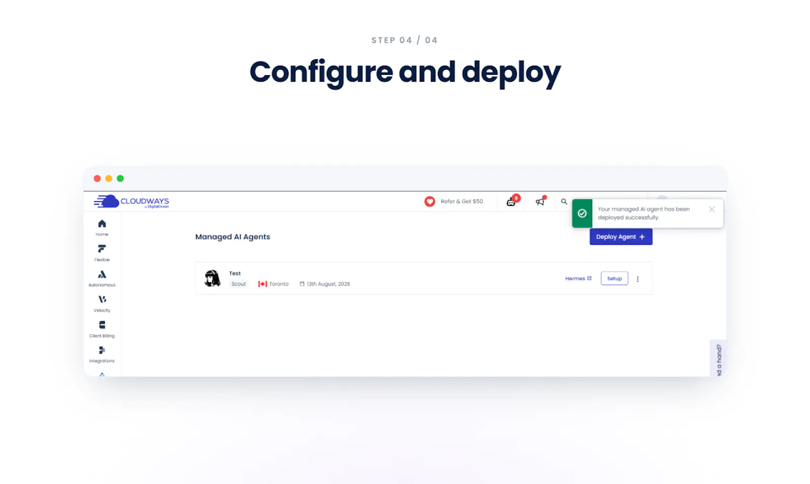 Cloudways Managed AI Agents screenshot 6