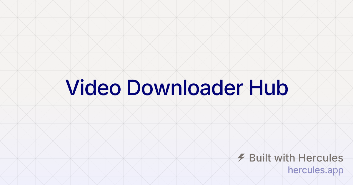 Video Downloader Hub gallery image