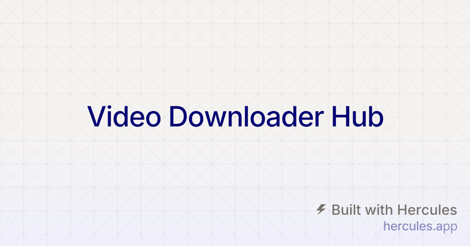 Video Downloader Hub screenshot 1