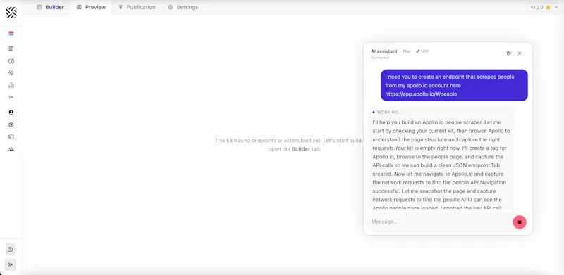 Apificial screenshot 2