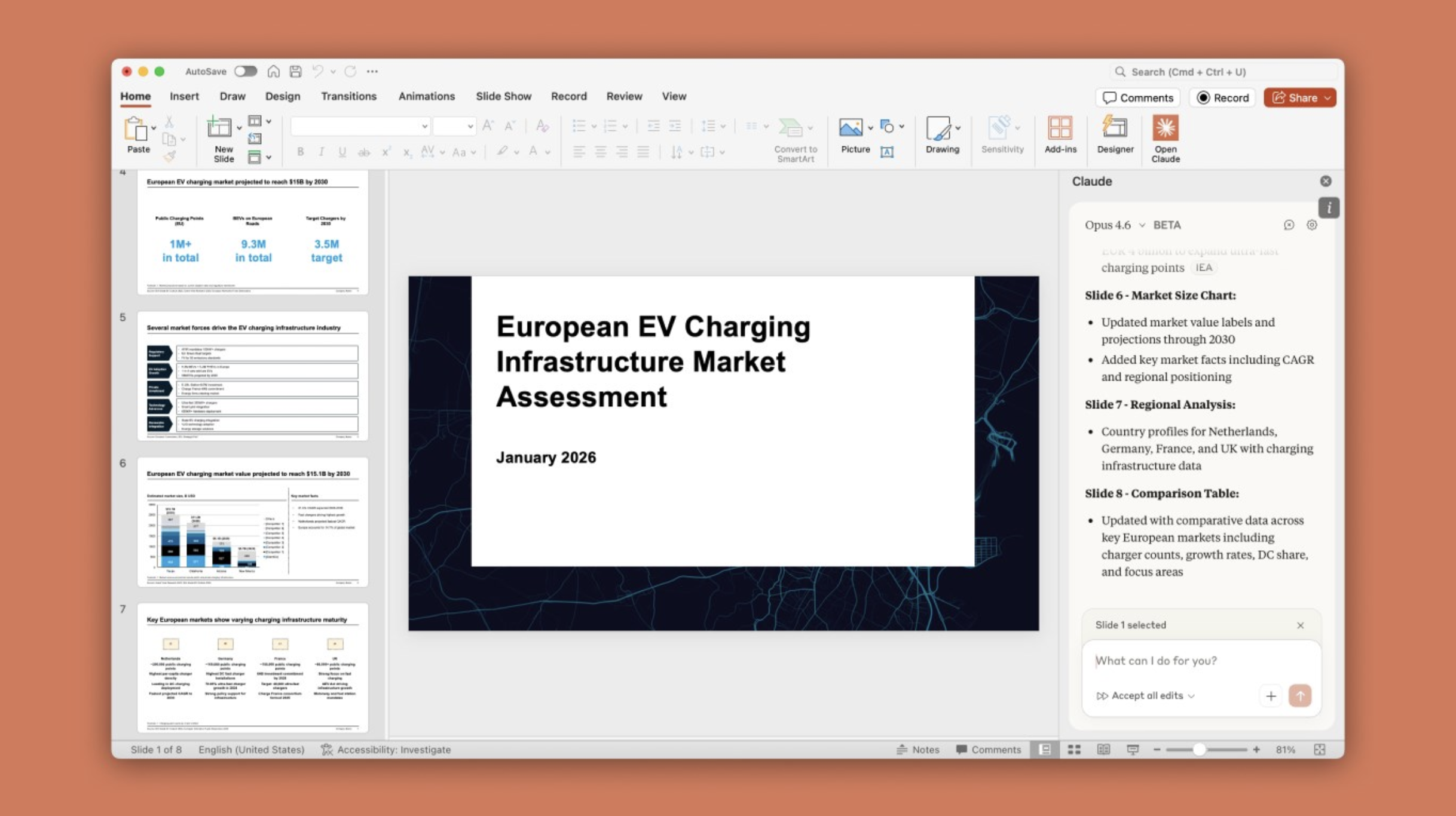 Claude in PowerPoint gallery image