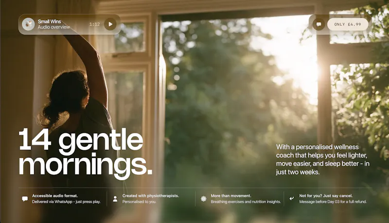 14 gentle mornings by Small WIns screenshot 1
