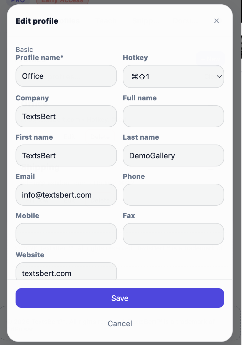 TextsBert™ gallery image