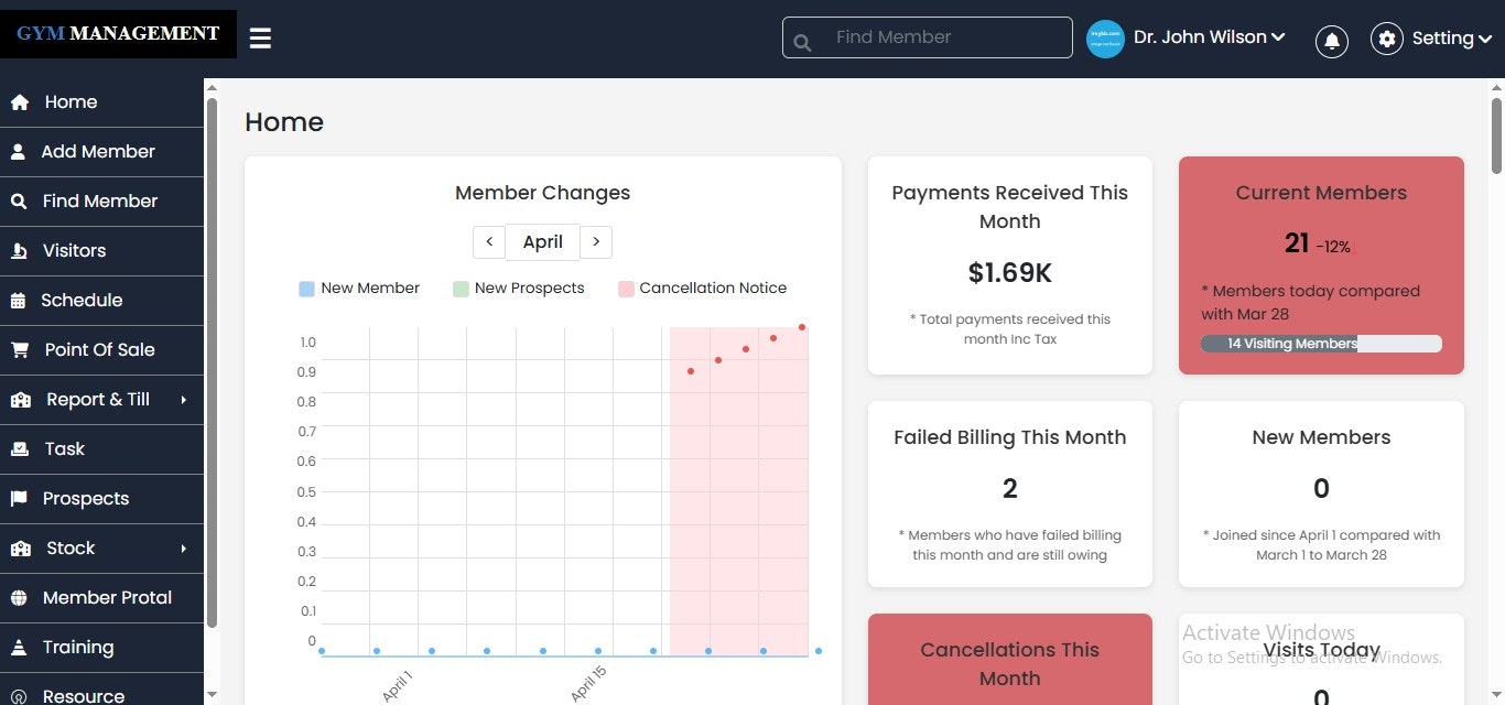 การจัดการยิม - FitManage - ซอฟต์แวร์ยิมสำหรับการเป็นสมาชิกและการเรียกเก็บเงิน media 3