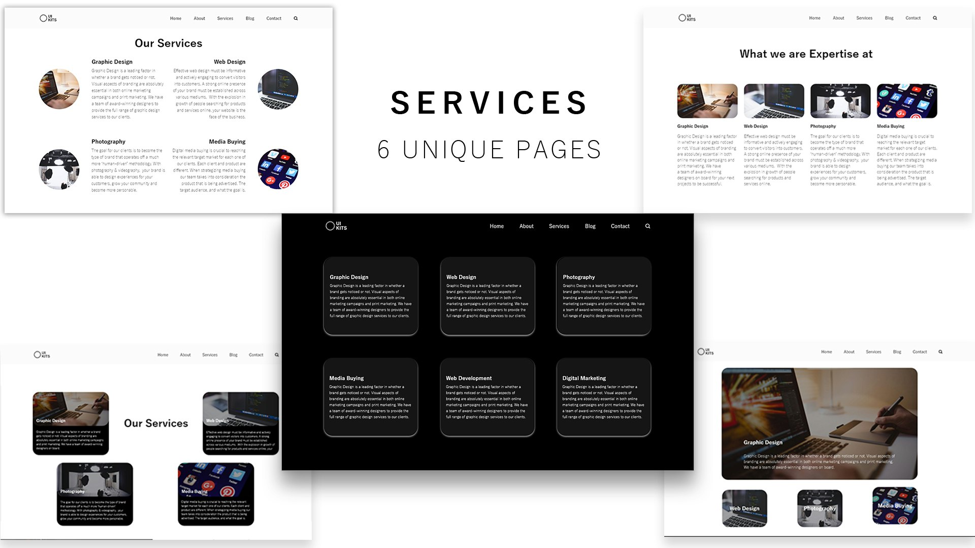 Squad Web UI Kit - Adobe XD UI Kit  gallery image