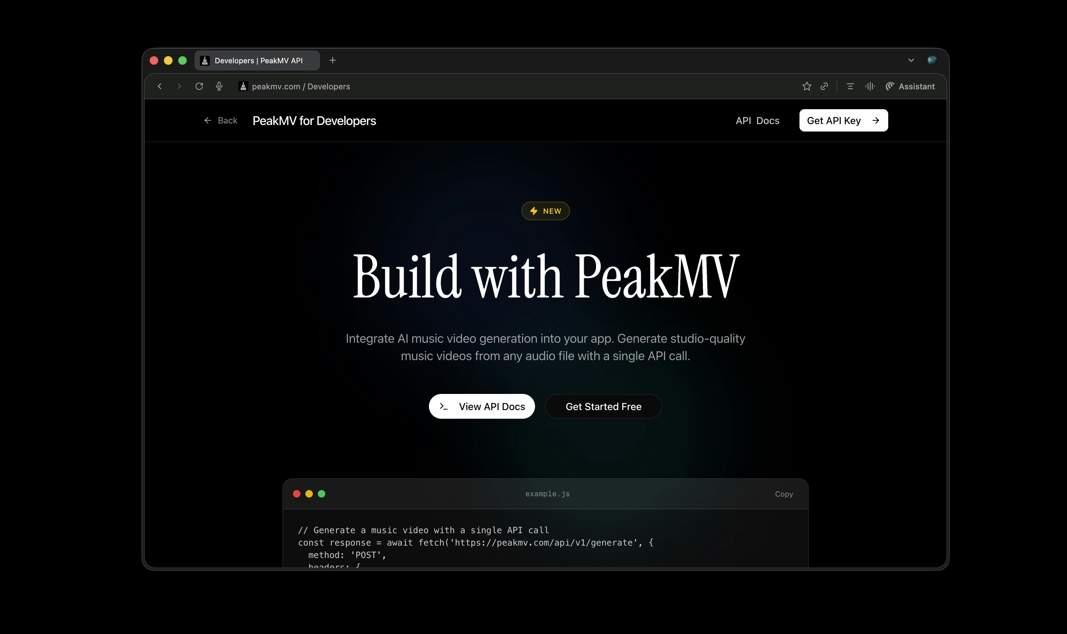 PeakMV gallery image