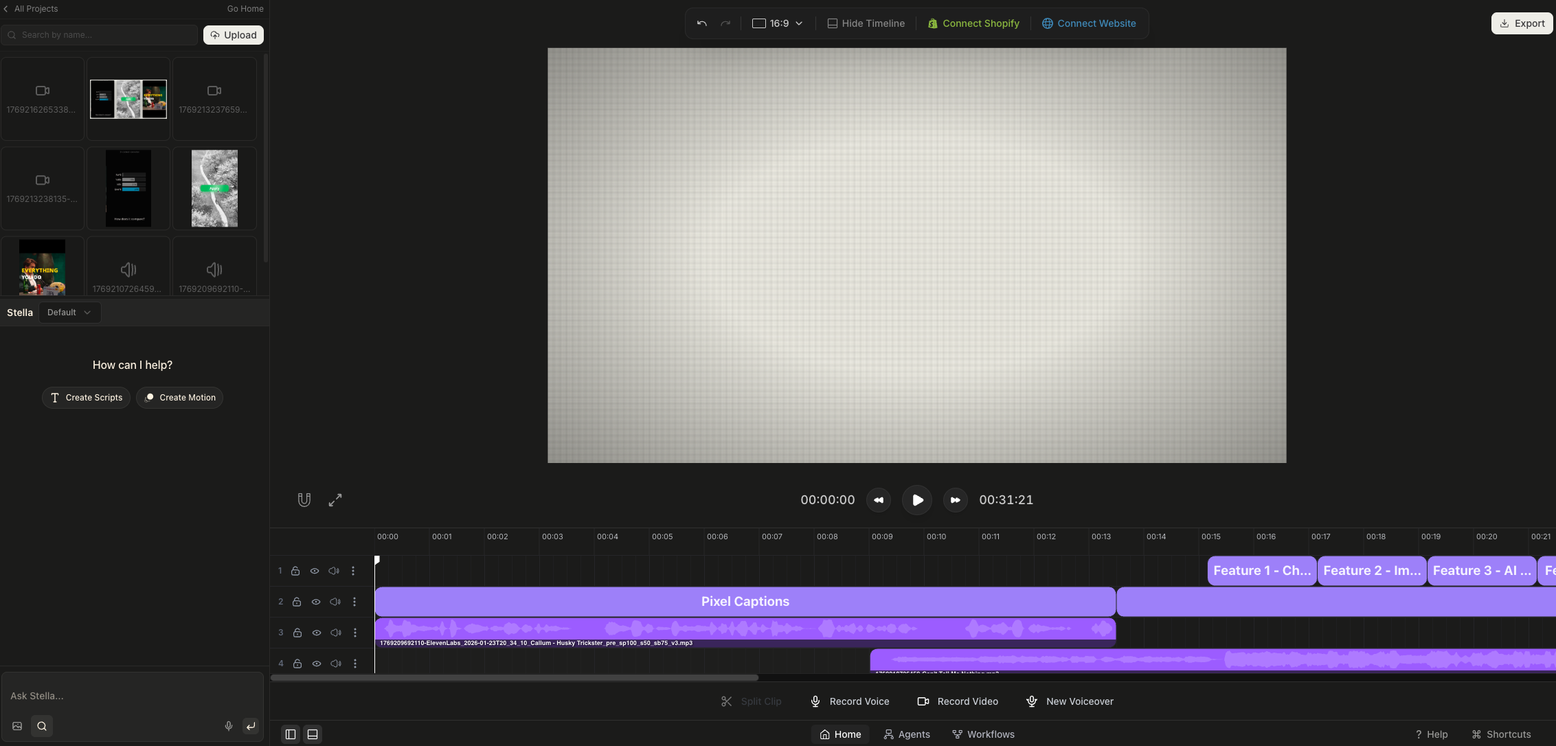 Stella Video Editor - Screenshot 3 showing product features and functionality
