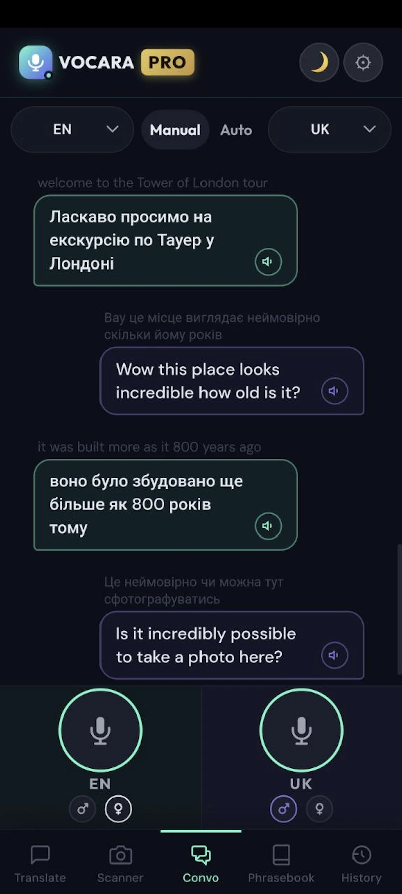 VOCARA: AI Translator for Android screenshot 3