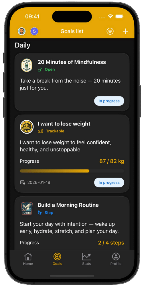 Goalzee - Your AI Habit Coach gallery image