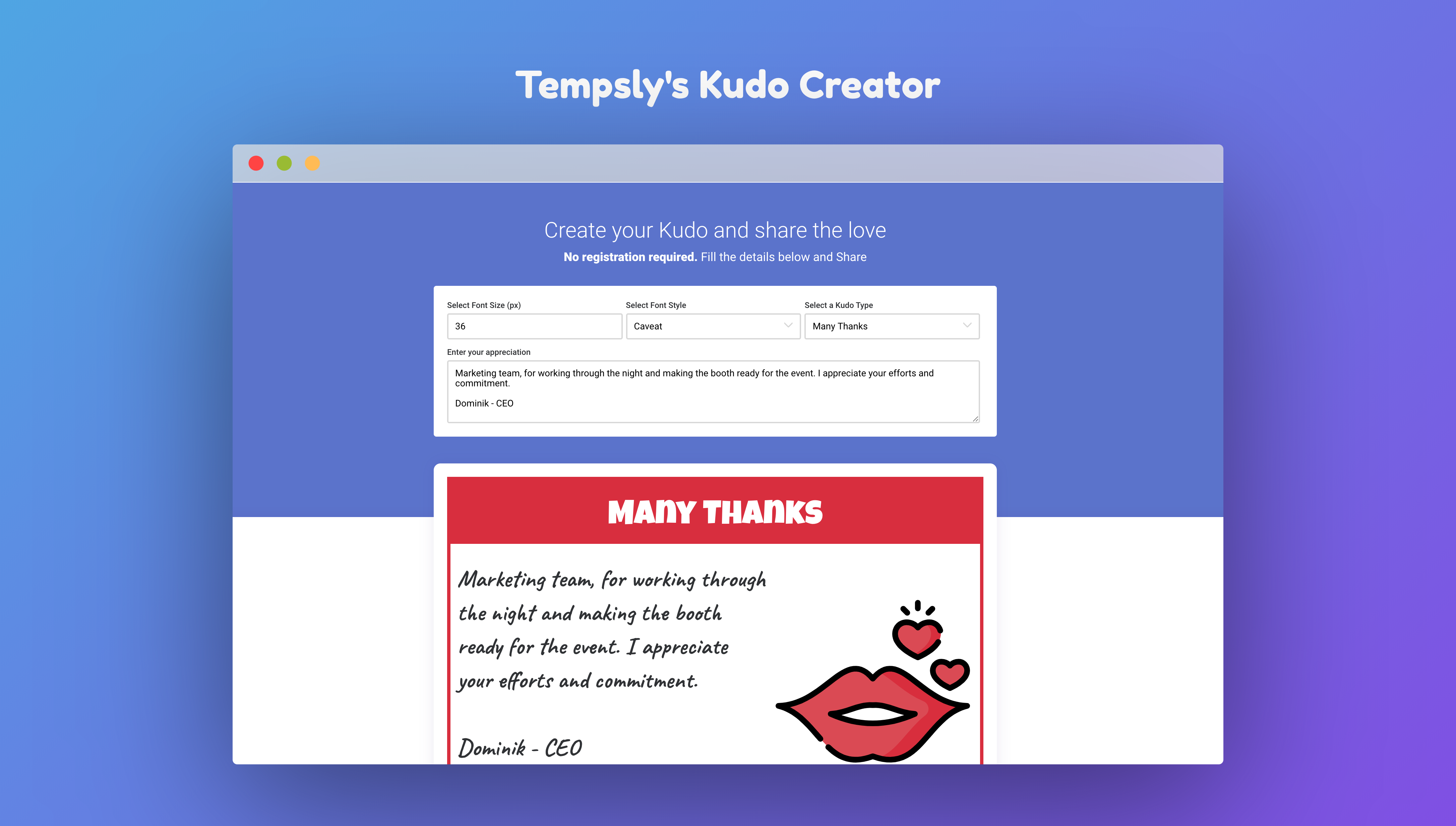 Tempsly gallery image