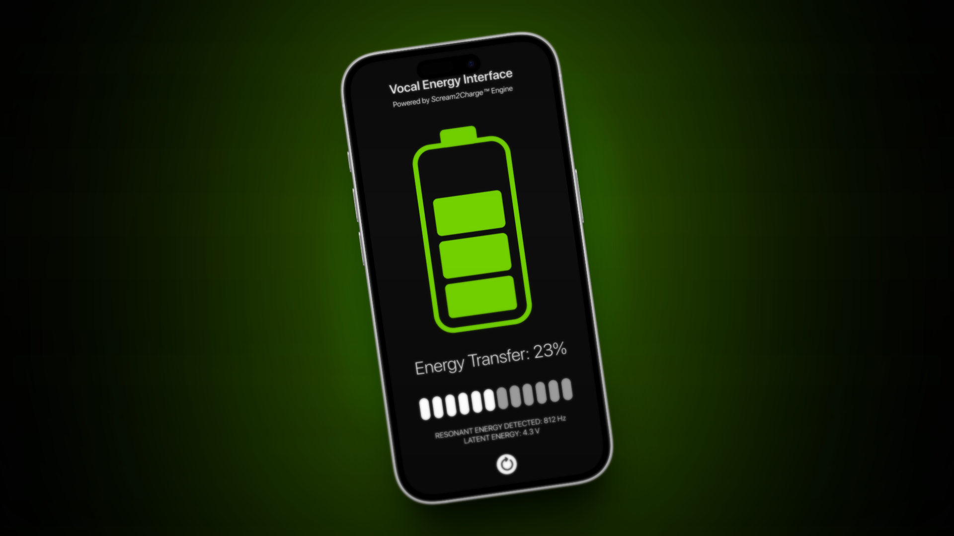 Scream2Charge - An app that lets you charge your phone by screaming. media 4