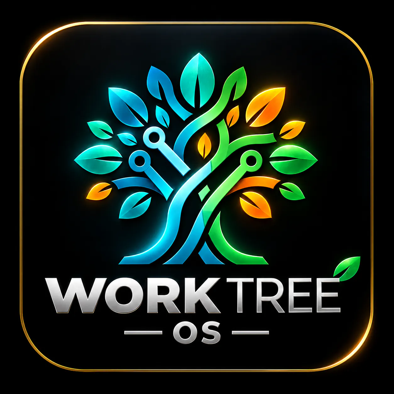 WorkTreeOS YourTrades,YourData,Your Edge logo