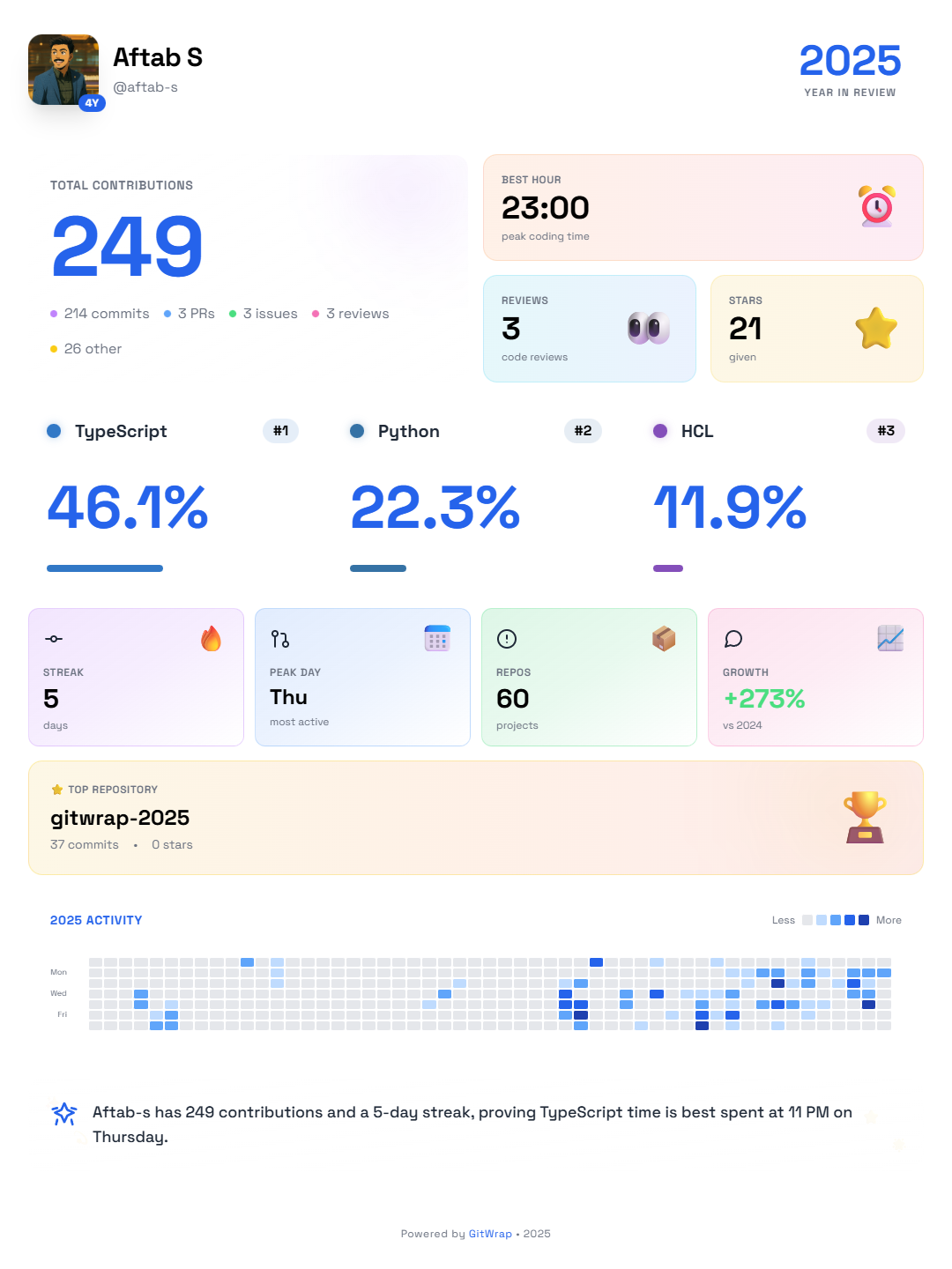 GitWrap 2025 gallery image