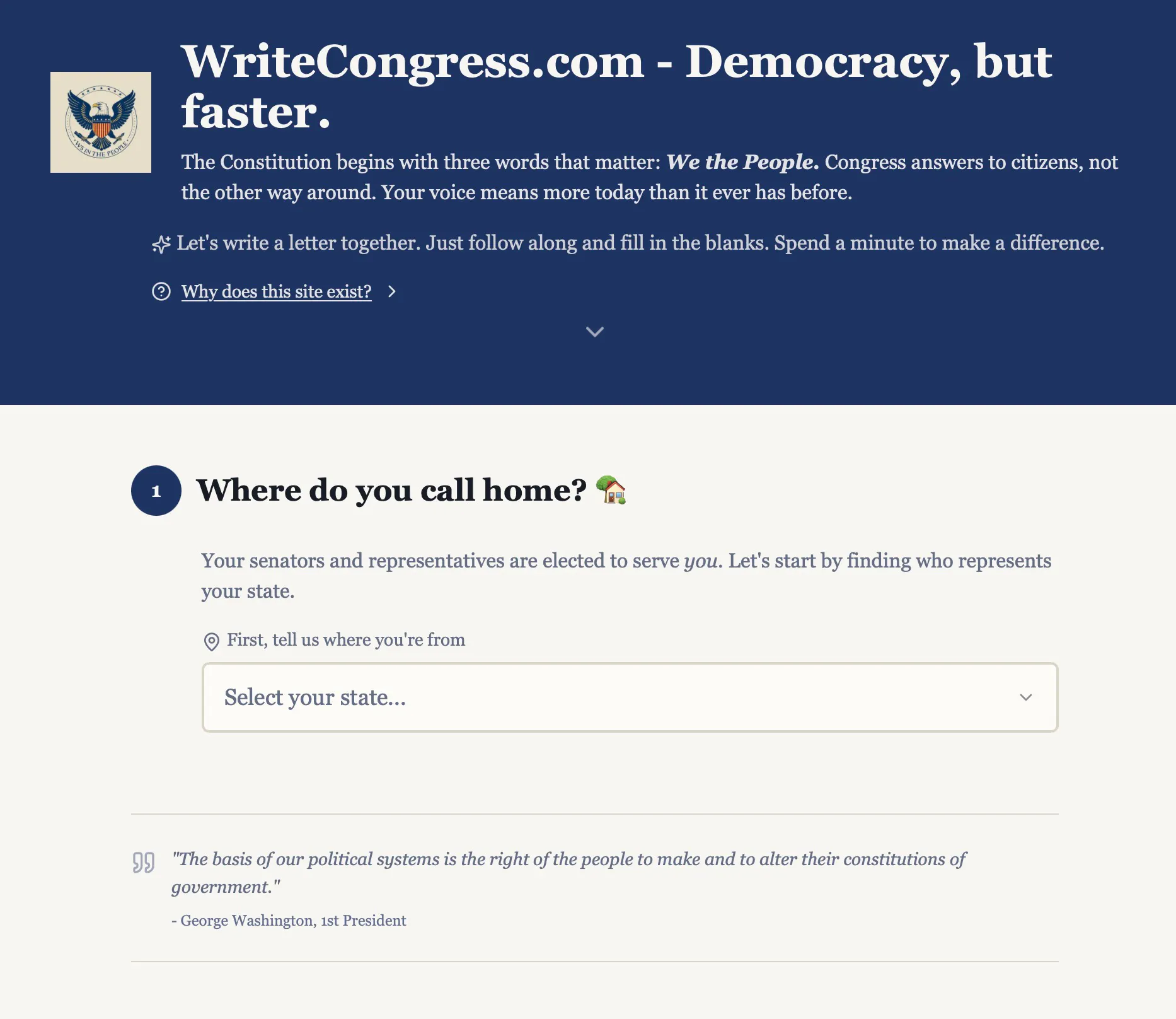 WriteCongress.com gallery image