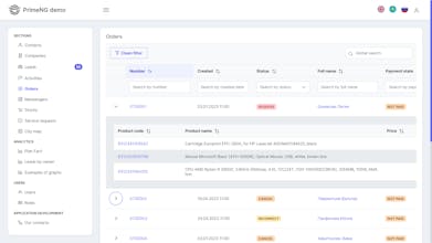 Sanatel CRM demo gallery image