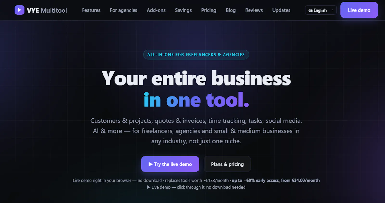 VYE Multitool screenshot 1