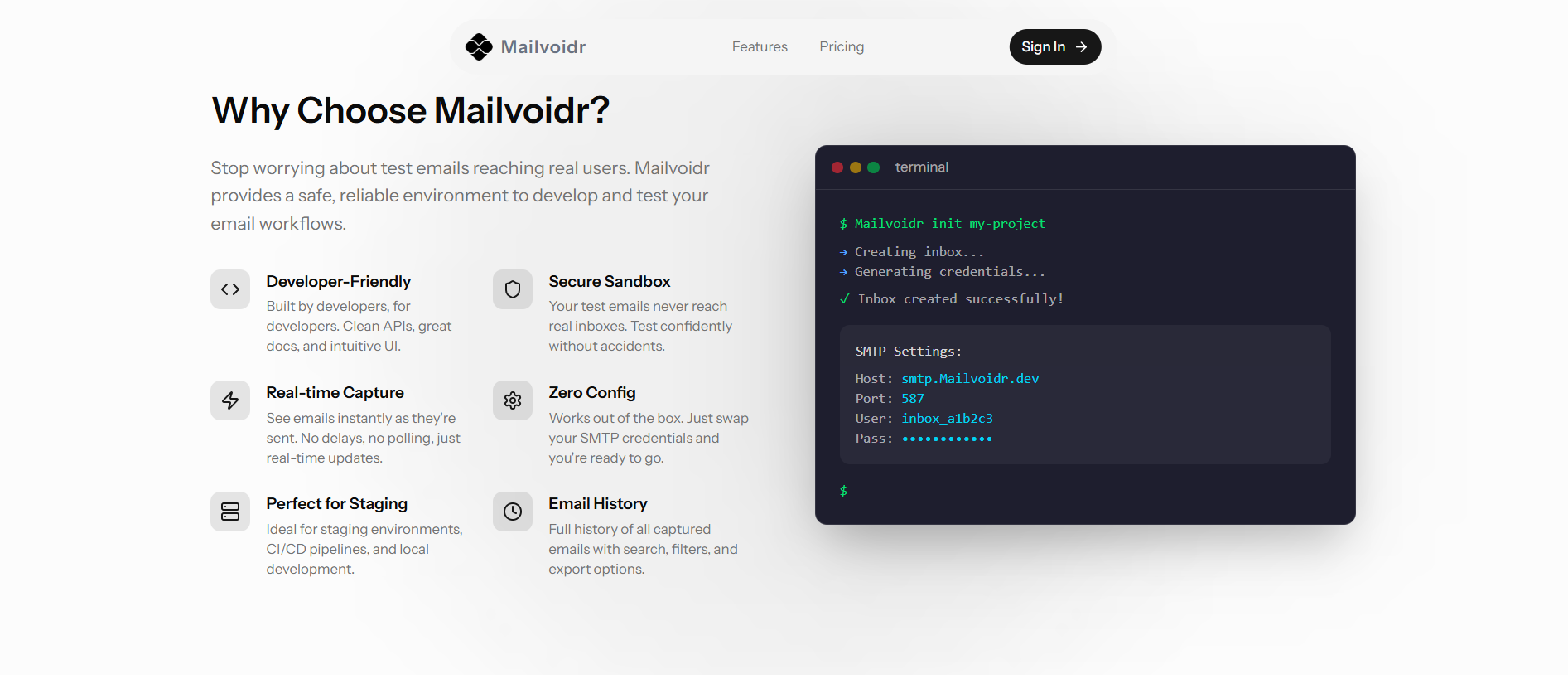 Mailvoidr gallery image
