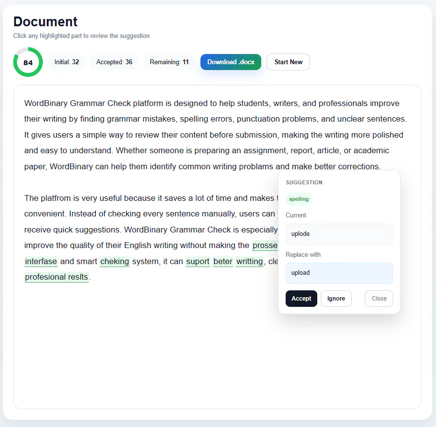 WordBinary screenshot 5