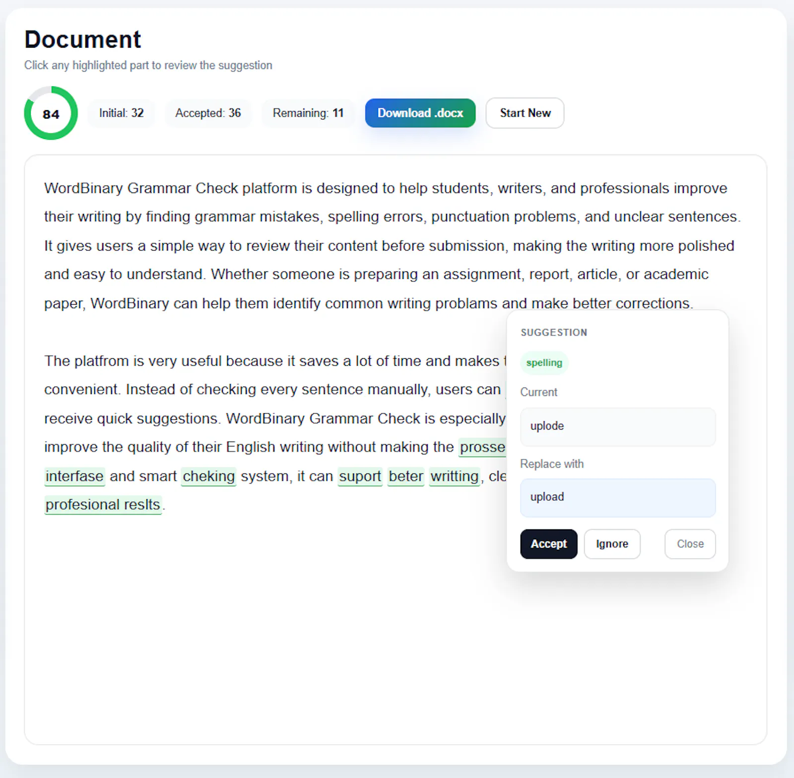 WordBinary screenshot 6