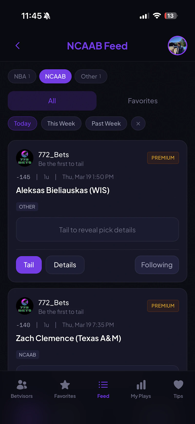 Betvisors screenshot 5