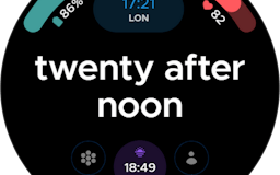 Obscurity - Text-based WearOS Watchface media 1