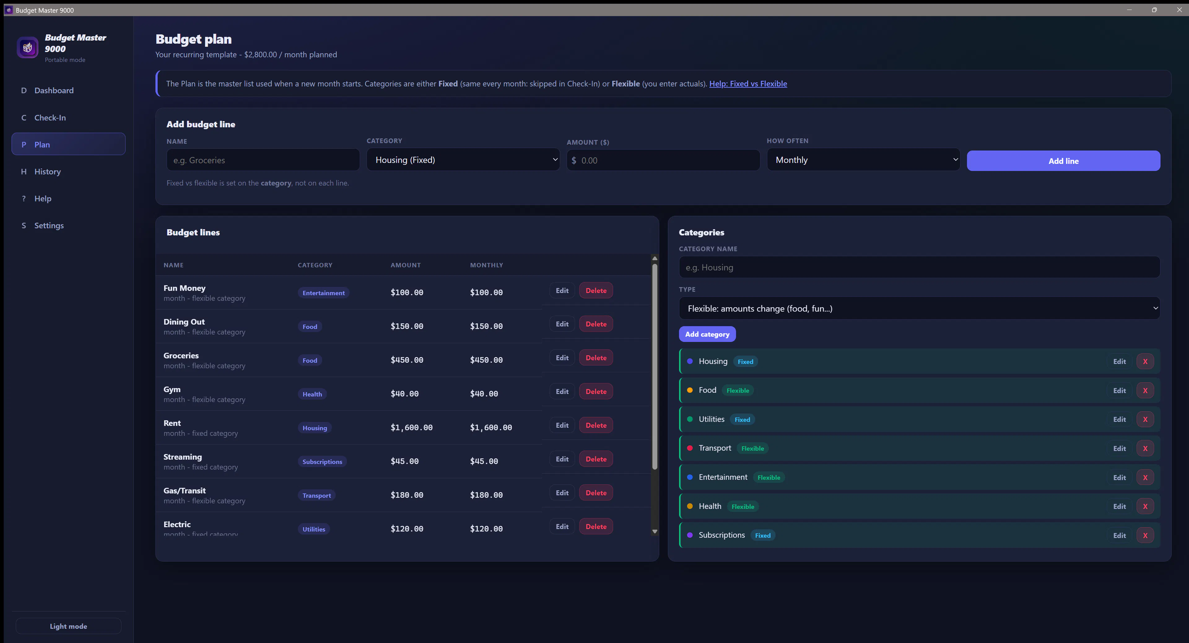 Budget Master 9000 screenshot